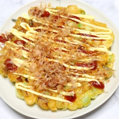 美味しいネギ焼きが出来ました♪
レシピをどうもありがとう＾＾